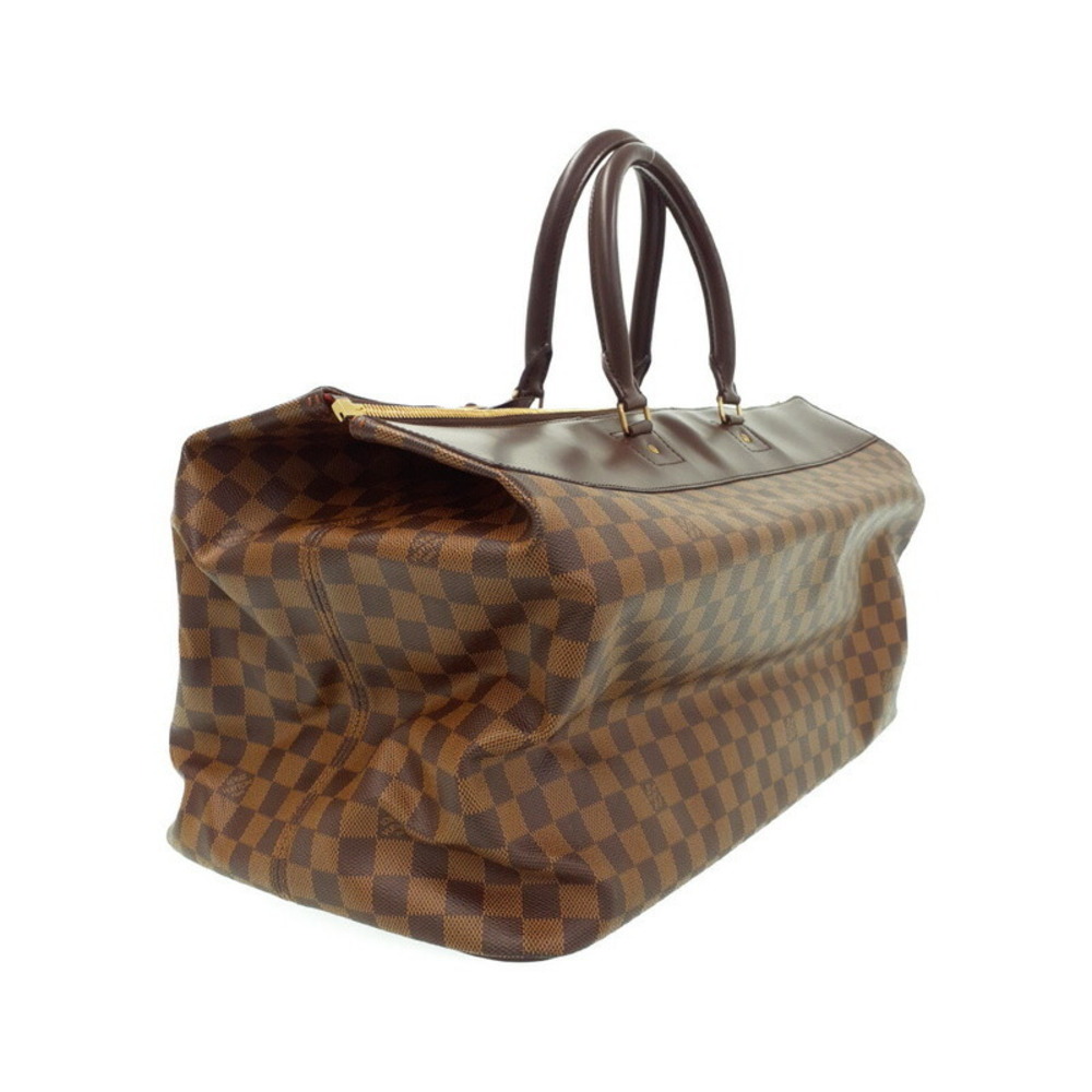 Louis Vuitton Damier Greenwich Boston Brown Bag Ebene
